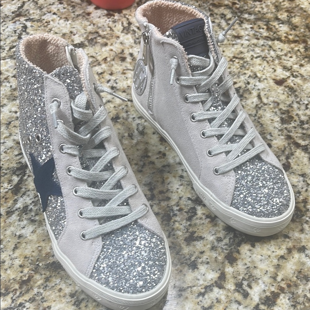 Vintage Havana Silver Blue  Sneakers